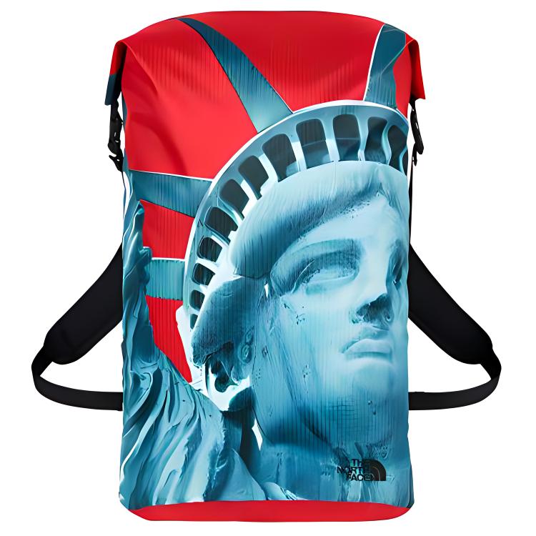 

Supreme Нейлоновый дорожный рюкзак The North Face FW19 унисекс красный