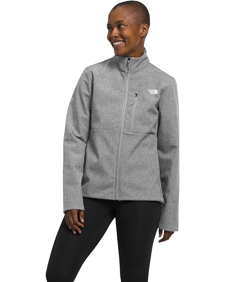 

Женская куртка The North Face Apex Bionic с воротником стойкой и молнией, серый