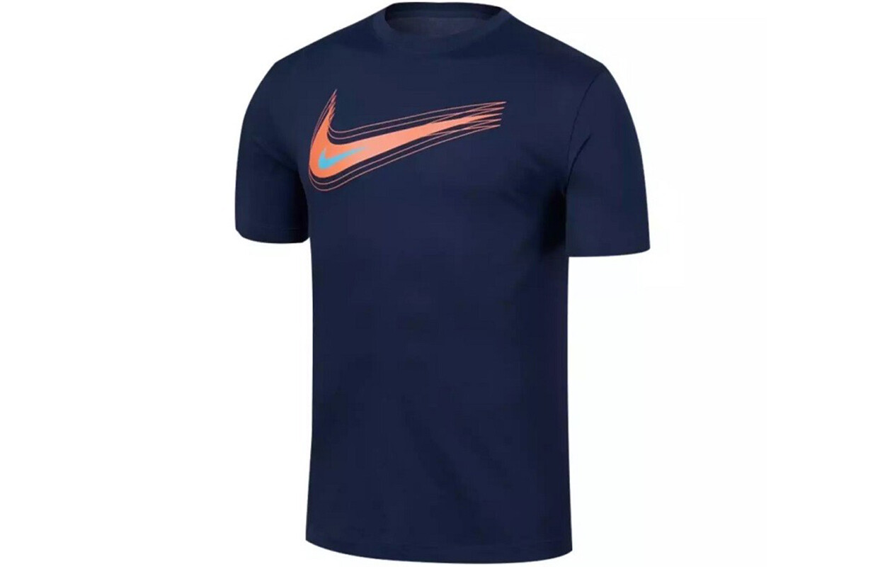 

Футболка мужская темно-синяя Nike, темно-синий