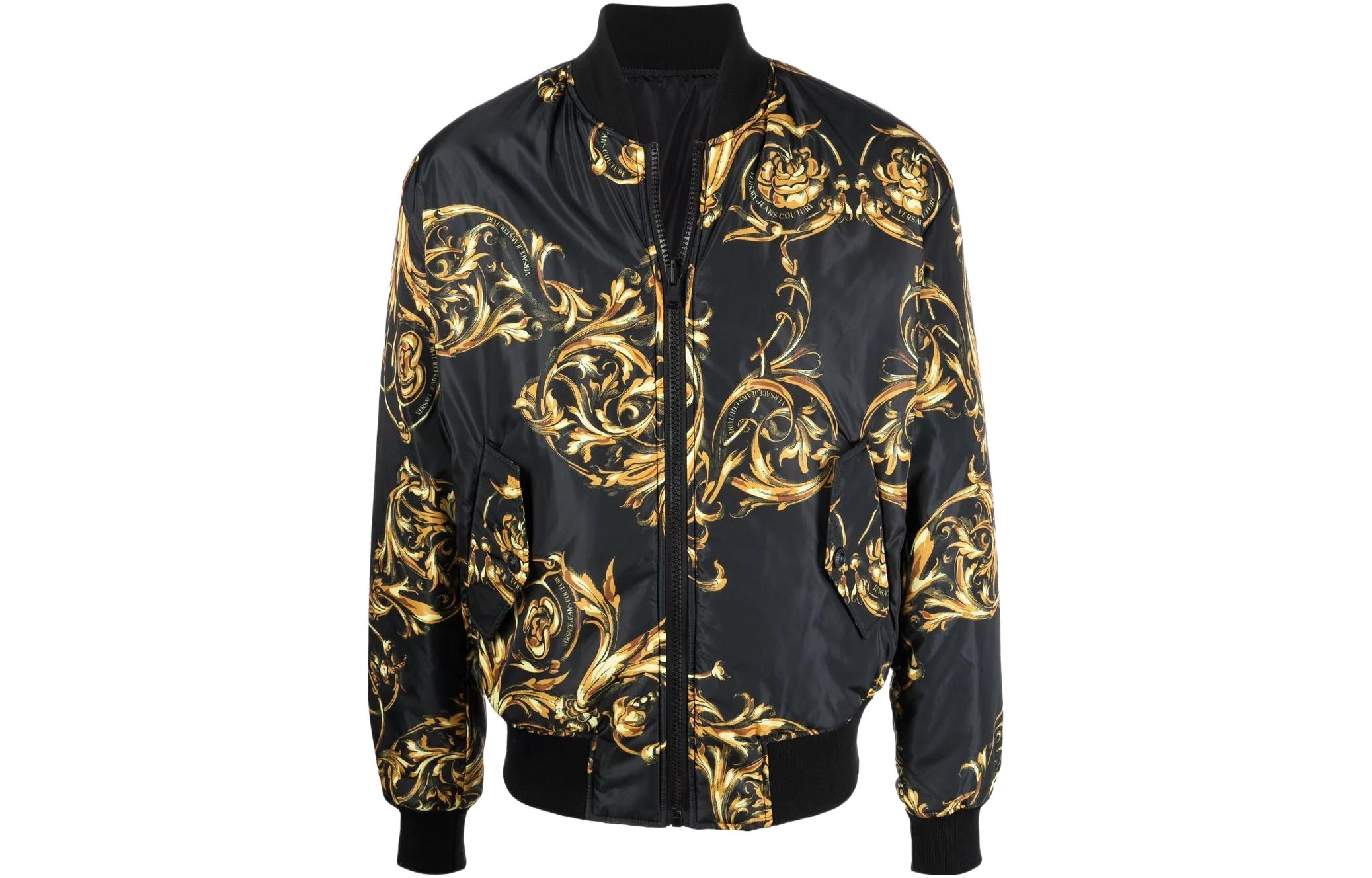 

VERSACE JEANS COUTURE Куртка SS22 мужская черная, Black