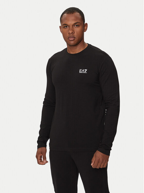 

Классический крой с длинным рукавом Ea7 Emporio Armani, черный