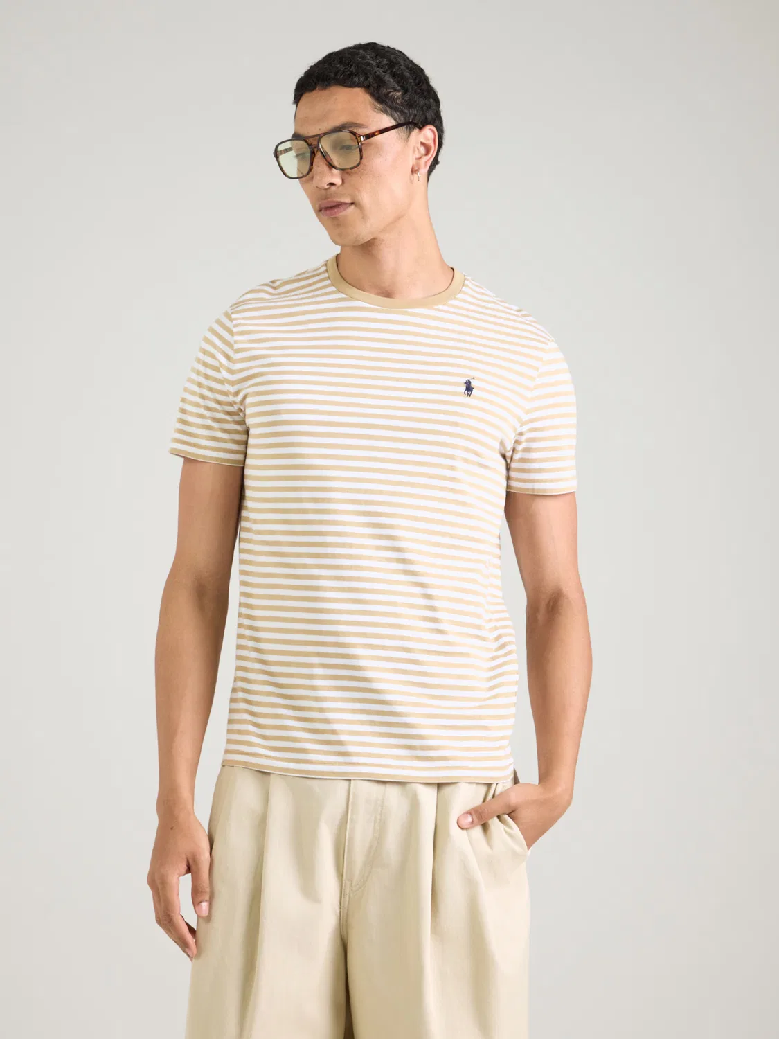 Рубашка Polo Ralph Lauren коричневого цвета — фото 3