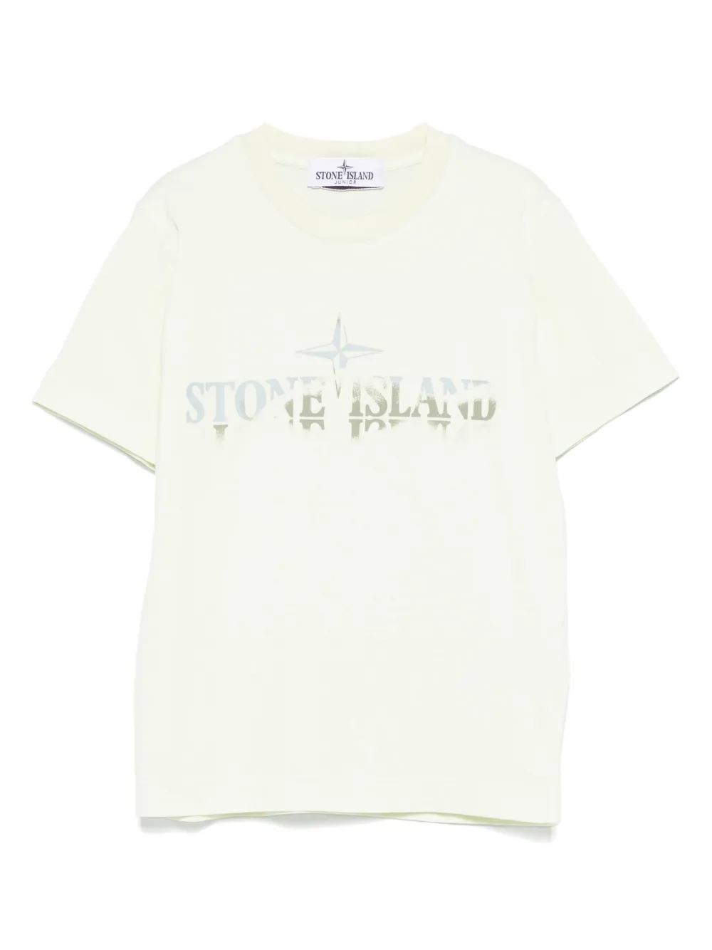 

Футболка с логотипом Stone Island Junior, зеленый