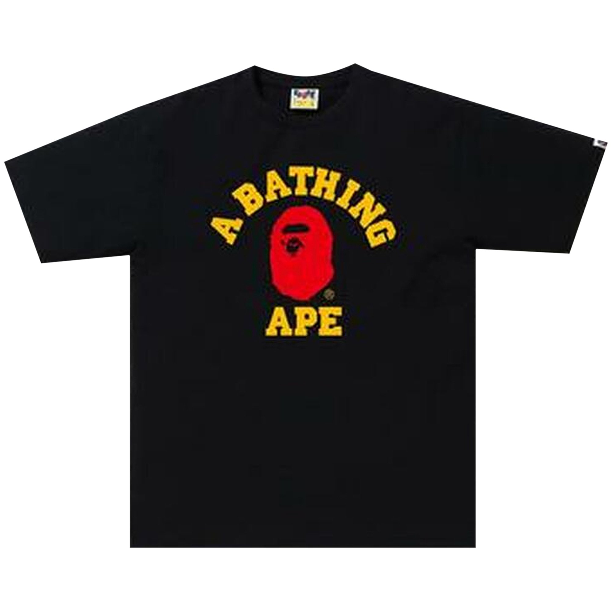 

Футболка колледжа BAPE Colors, черная