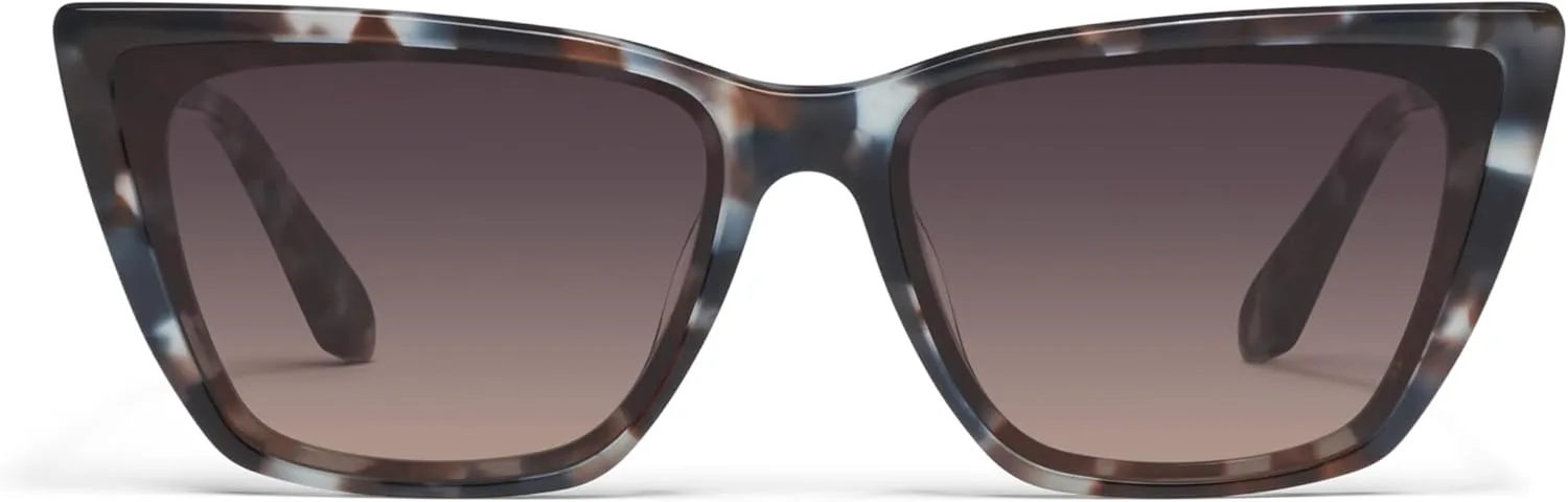 

QUAY - Солнцезащитные очки для мужчин и женщин, круглые линзы с защитой от УФ-излучения (Call The Shots Remixed, Storm Tort/Smoke Taupe), Storm Tort/Smoke Taupe