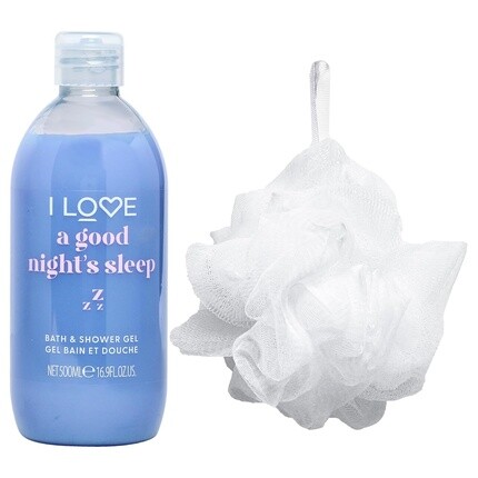 Good Nights Sleep Bathtime Treats Гель для душа и душа Мыло для тела и отшелушивающее средство для тела Успокаивающий аромат лаванды I Love — фото 2