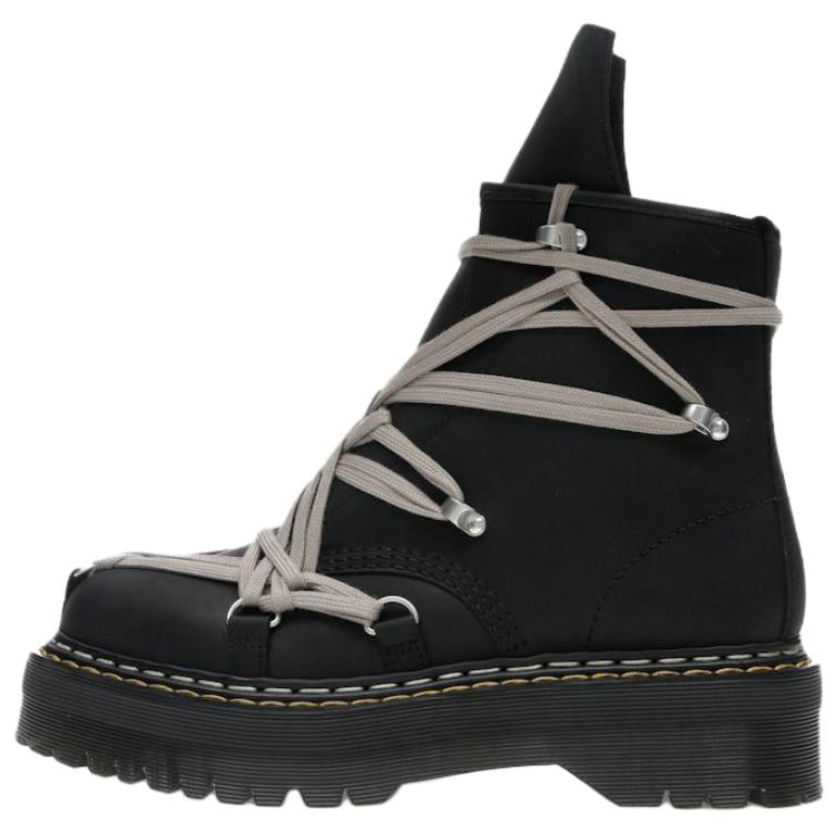 

RICK OWENS Кроссовки RO Dr. Martens Collaboration 1460 Short Martin мужские Black