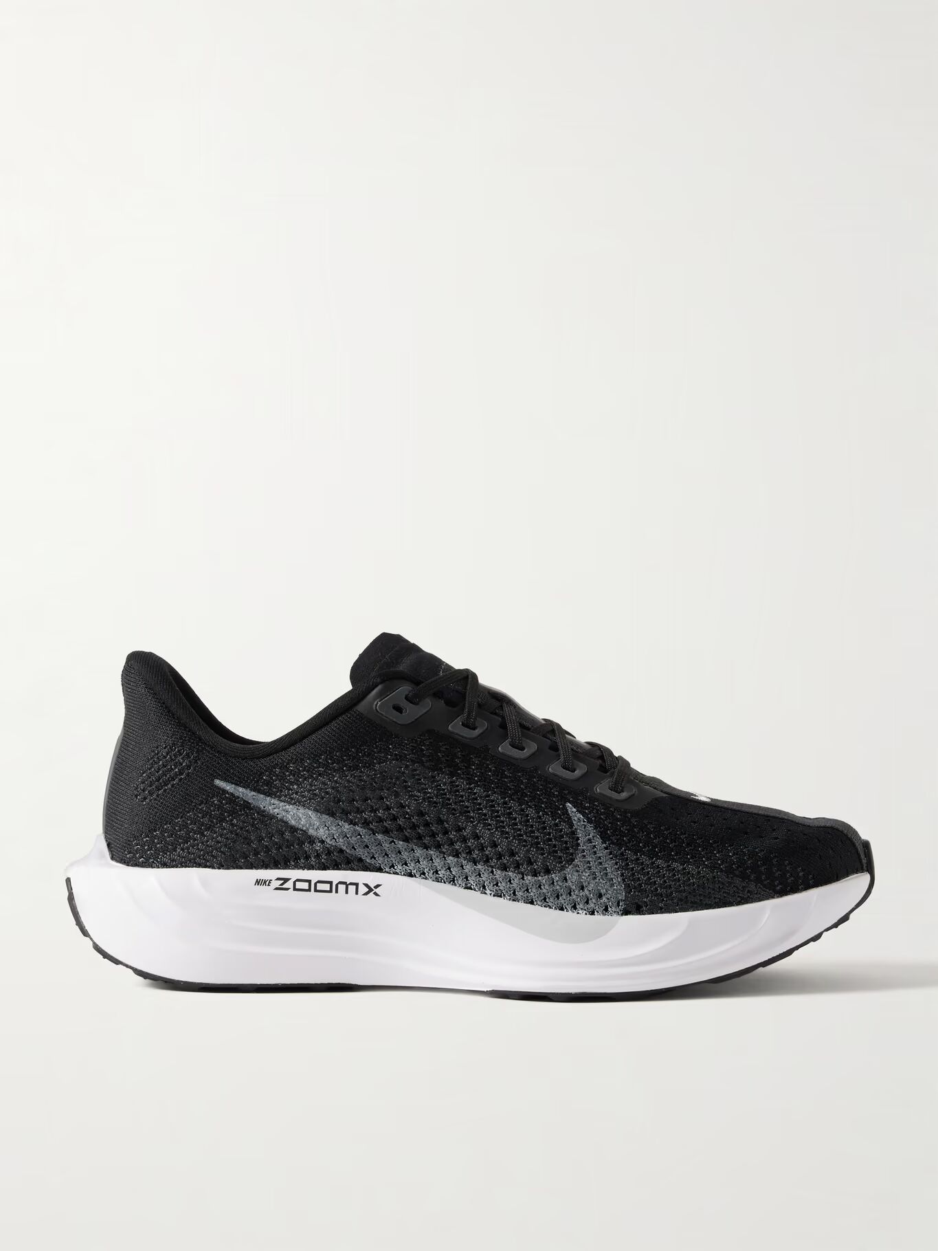 Кроссовки Flyknit с отделкой из парусины Pegasus Plus NIKE RUNNING, черный — фото 3
