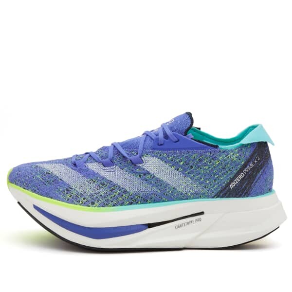 

Кроссовки Adidas adizero prime x 2 со шнурками Adidas Running, синий