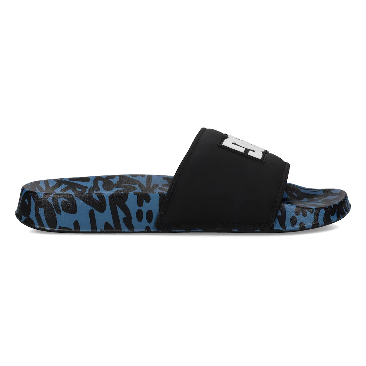 

Мужские DC Slide SE DC Обувь Шлепанцы DC Shoes, черный/синий/белый