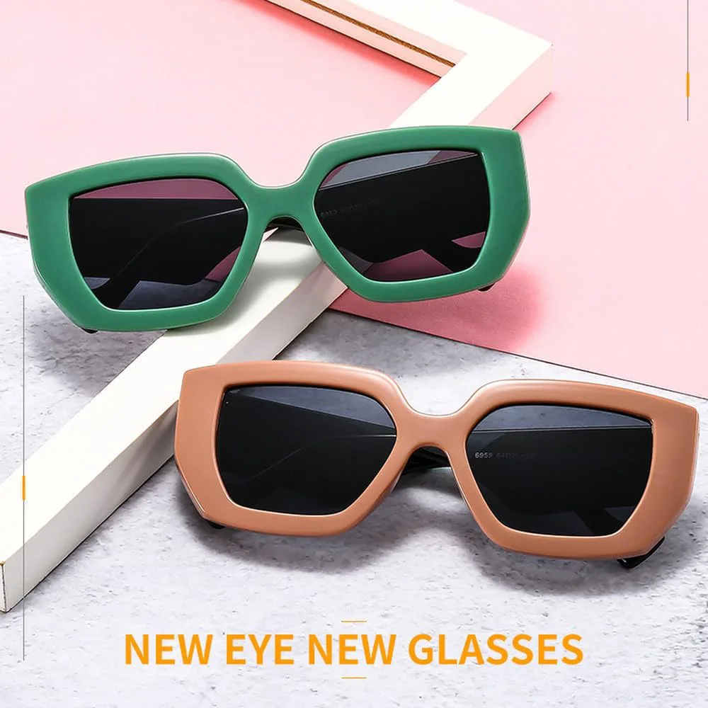 

Большие солнцезащитные очки для женщин, панк-стиль, мужские роскошные женские солнцезащитные очки, винтажные очки с защитой от УФ-излучения UV400 LVTFCO, Flower