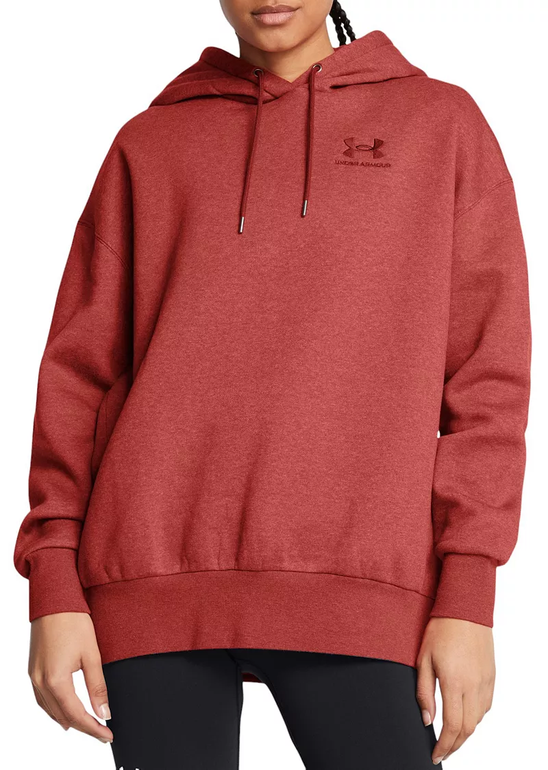

Женская толстовка оверсайз из флиса Under Armour Icon, цвет Earthen Org Lt H/Erhn Org
