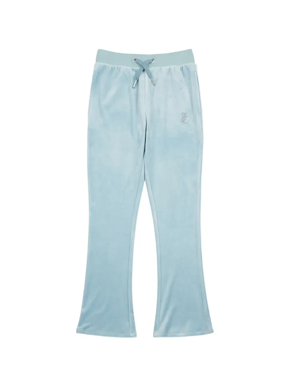 Брюки с завязками и декоративной отделкой Juicy Couture Kids, синий