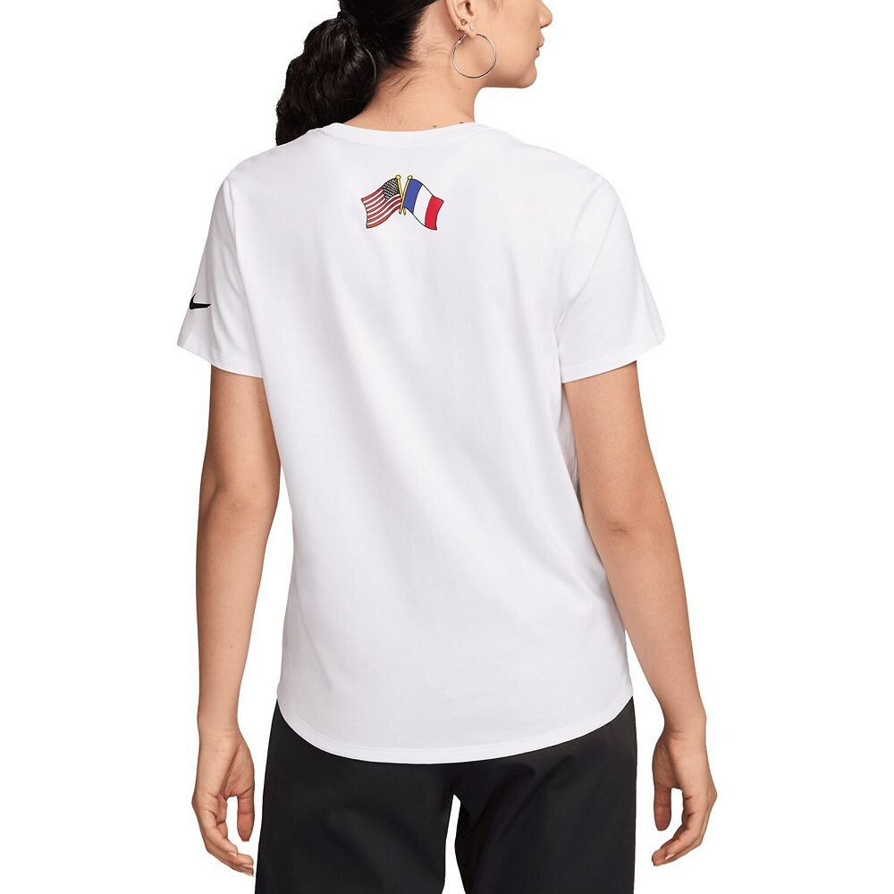 Женская футболка Nike White Team USA Essentials Eagle, цвет Usa White — фото 3