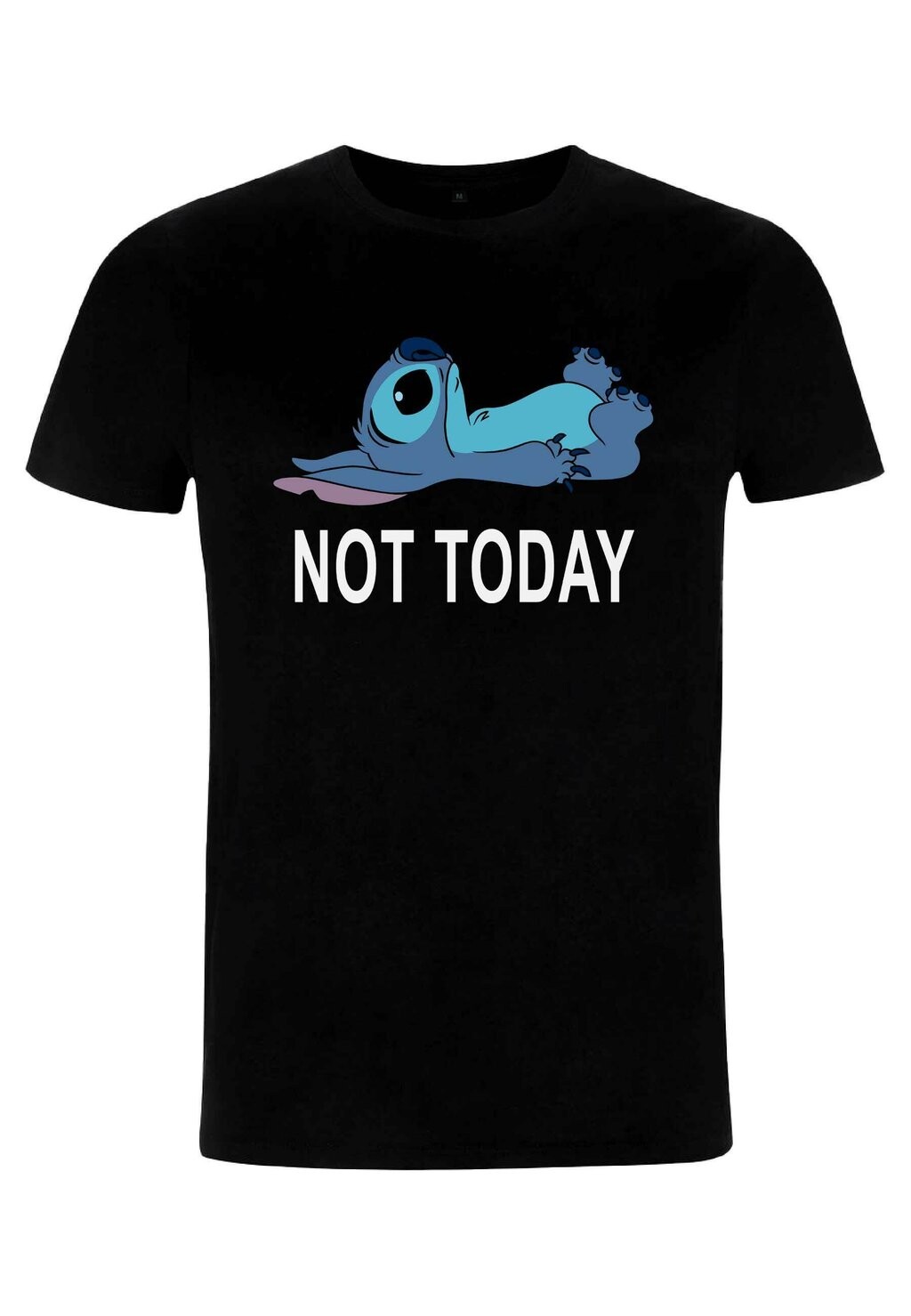

Футболка с принтом DISNEY LILO & STITCH NOT TODAY UNISEX Henry Tiger, черный