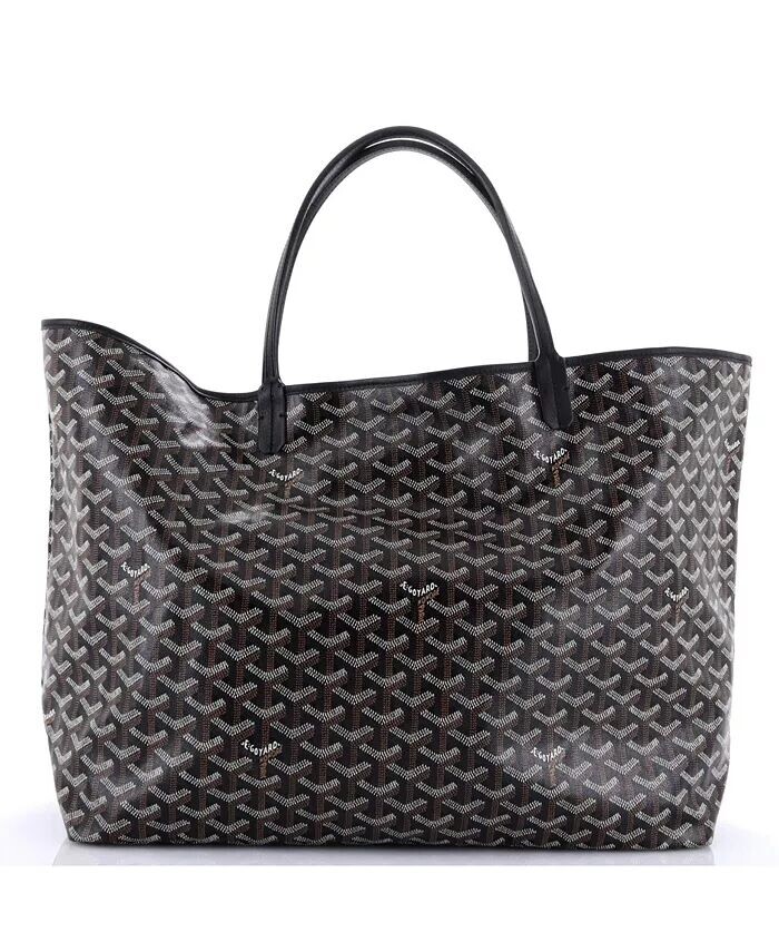 

Сумка-тоут GM Saint Louis с покрытием из холста Pre-Owned Goyard, черный