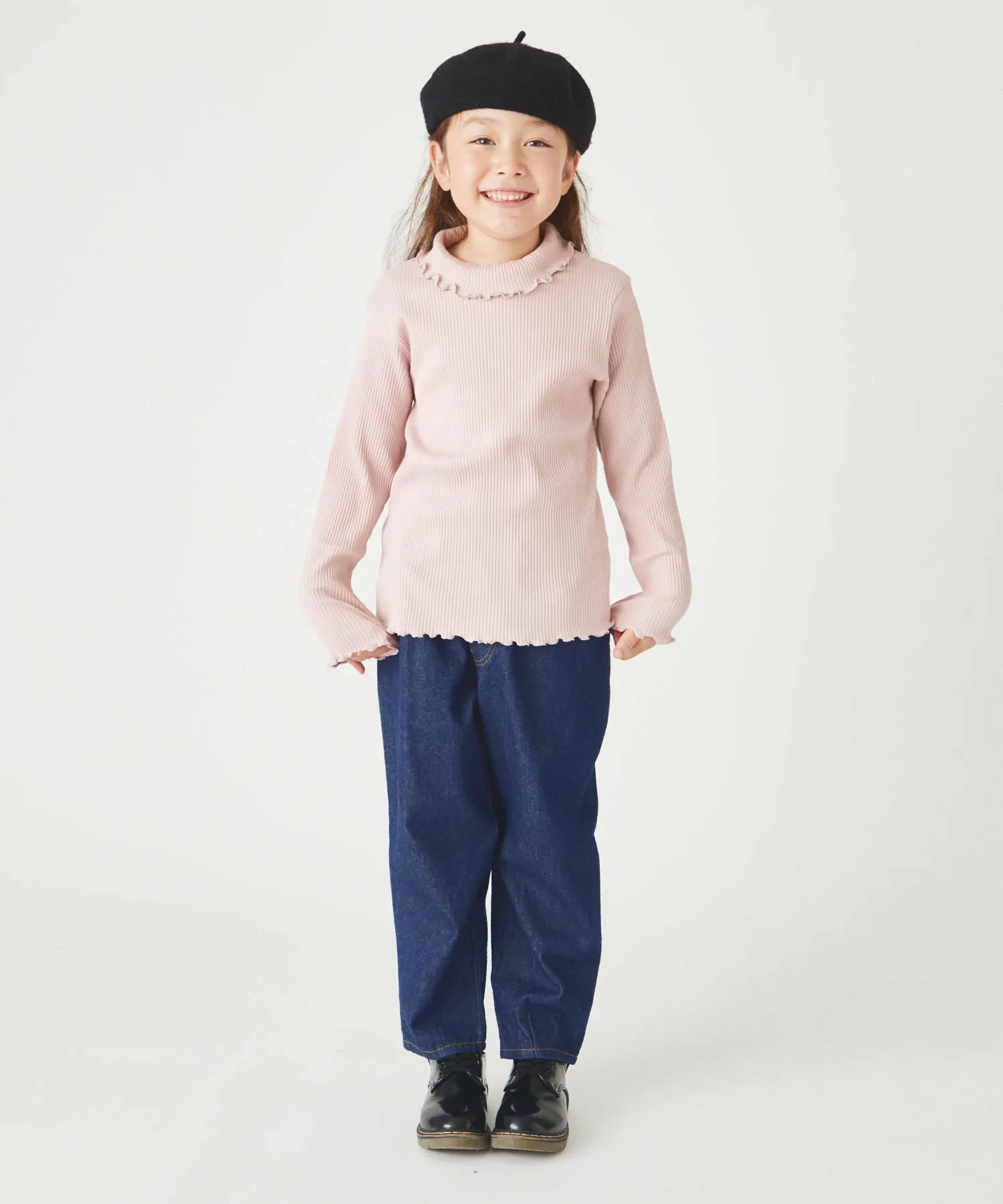 Водолазка в рубчик Ever Closet, pink — фото 2