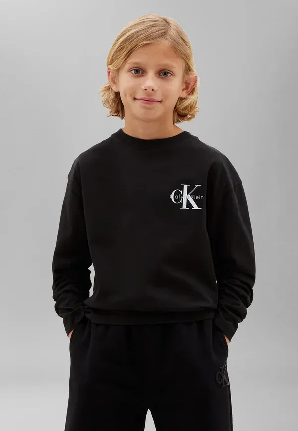 Лонгслив Calvin Klein Jeans, цвет черный