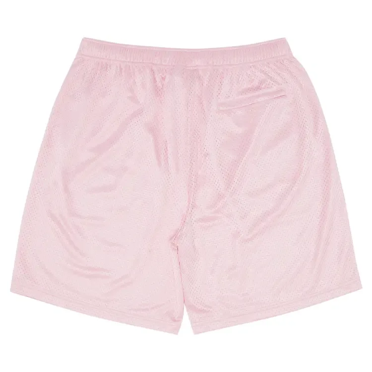 Шорты Supreme Small Box Baggy Mesh Short 'Pink' — фото 2