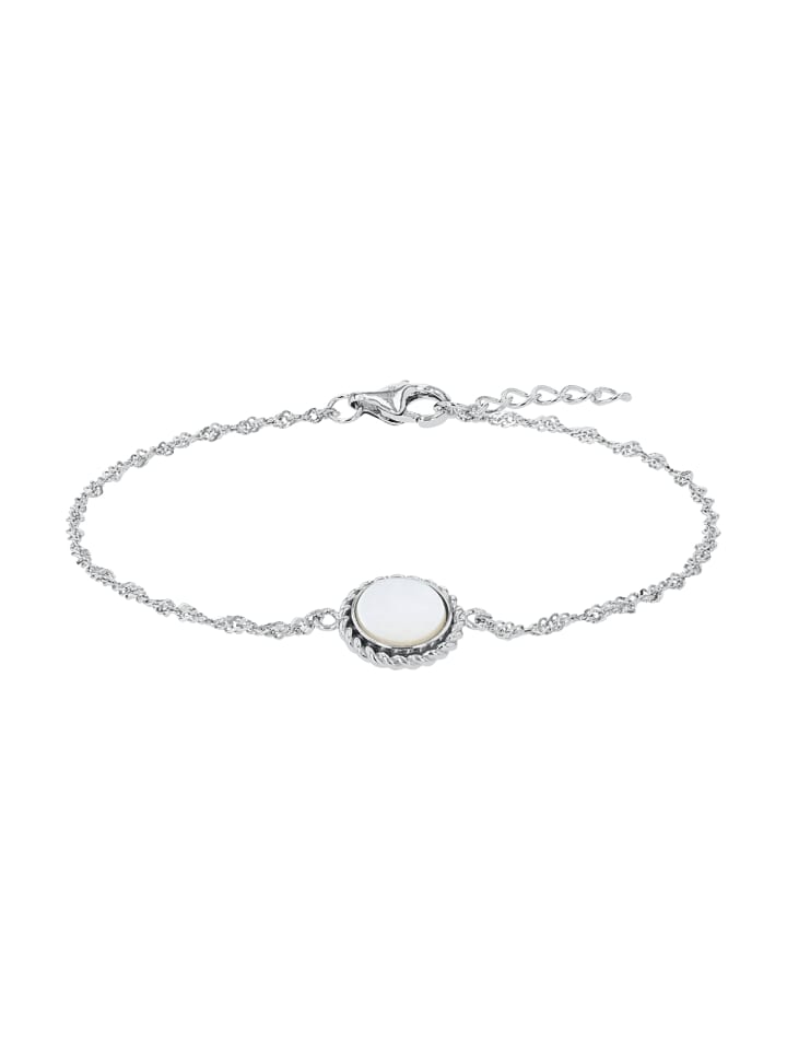 

Amor Браслет из серебра 925 пробы, родированного, с белым перламутром