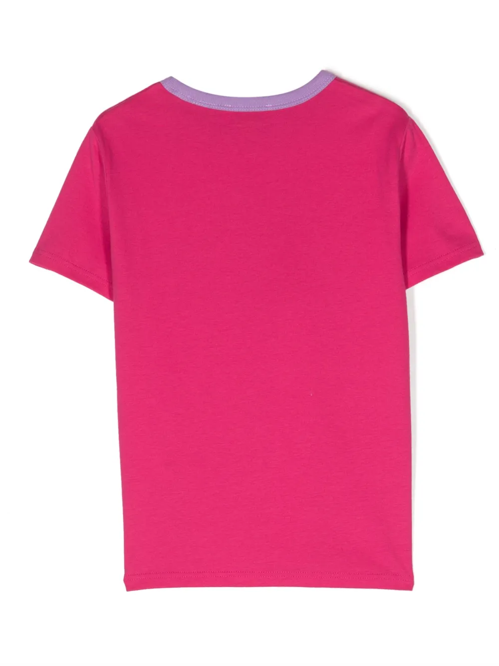 Футболка с логотипом и блестками Marc Jacobs Kids, розовый — фото 2