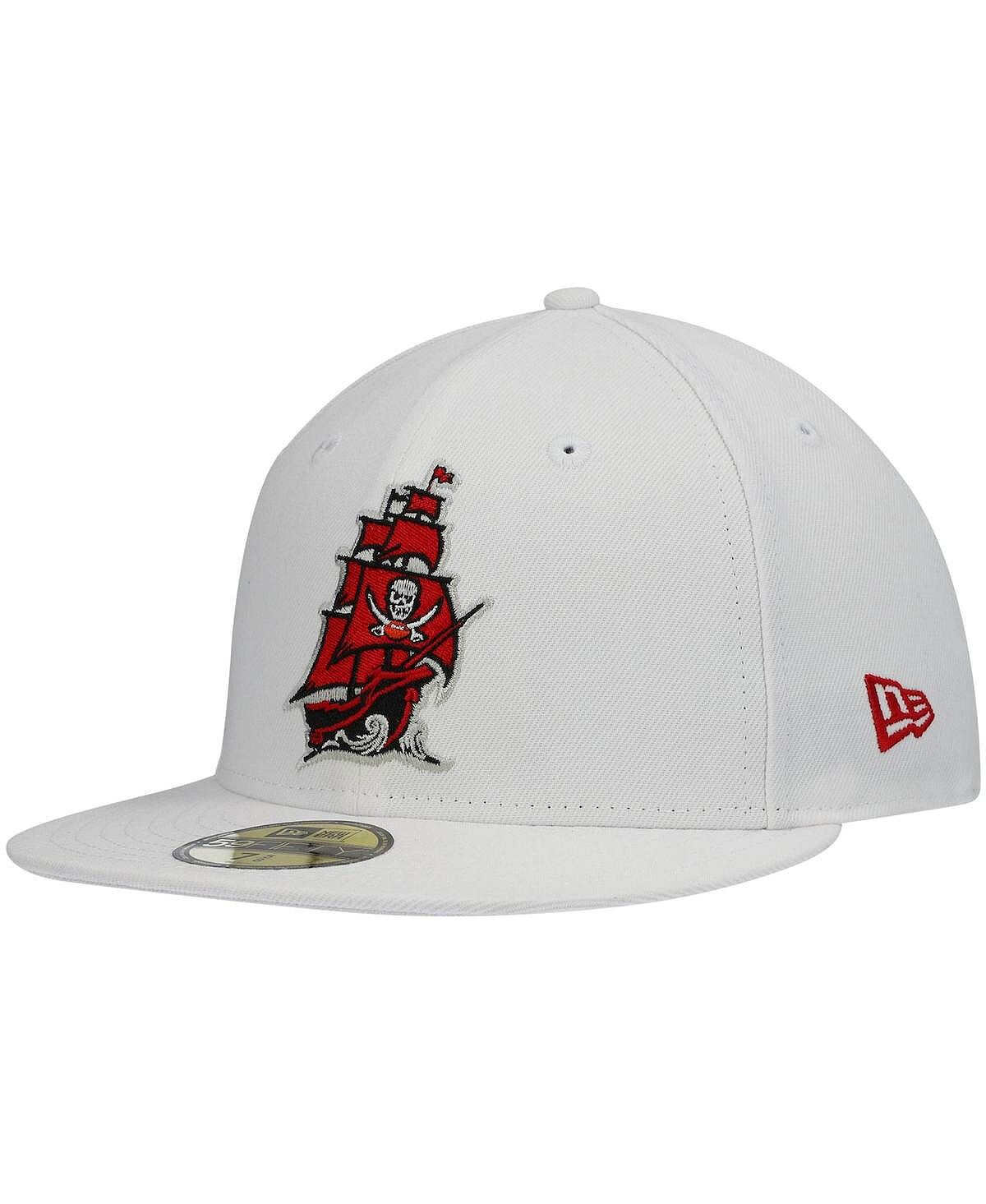 

Мужская белая приталенная шляпа Tampa Bay Buccaneers Omaha с альтернативным логотипом 59FIFTY New Era