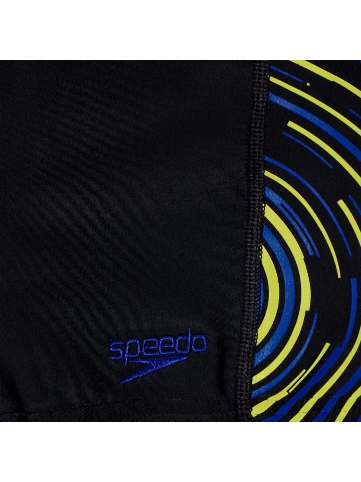Бадэ-а-нзы, плавки мужские Speedo, черный/желтый/синий — фото 3