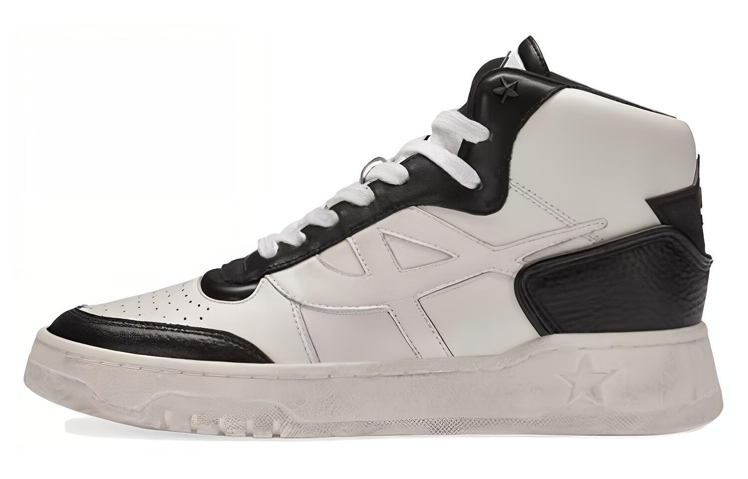 

Кроссовки ASH Skateboarding Shoes Women's High-top White/Black, белый/черный