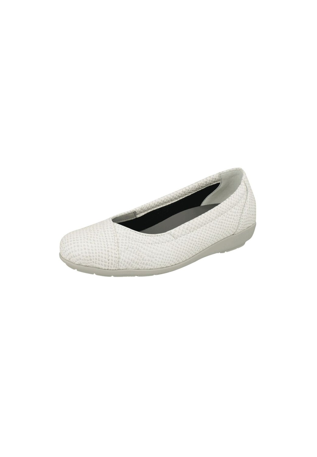 Ballerina Collien на ударопрочной подошве Natural Feet, белый