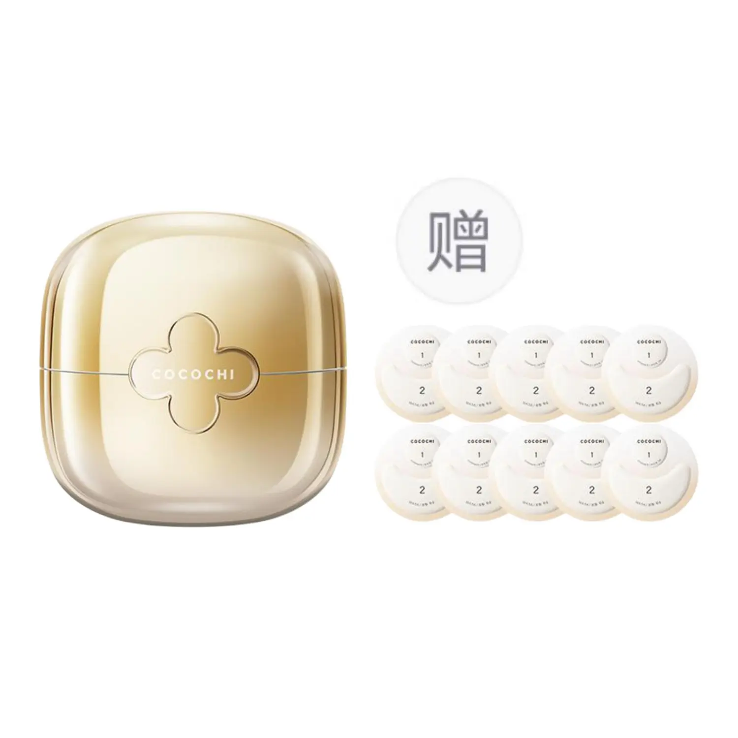 Cocochicosme Крем-маска Cocochi 3 AG Anti Glycation Small Gold для лица с эффектом лифтинга, увлажнения и восстановления, подходит для всех типов кожи, 80 г — фото 2