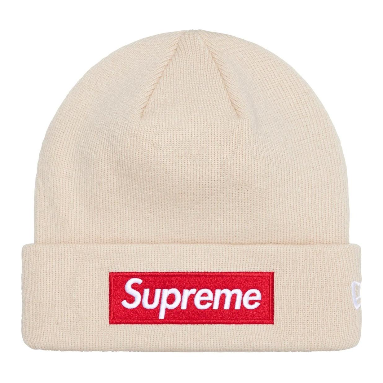

Supreme Шапка-бини New Era Box Logo, Beige