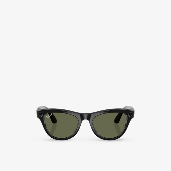 

Солнцезащитные очки Rw4010 Skyler «кошачий глаз» из ацетата Ray-Ban, черный
