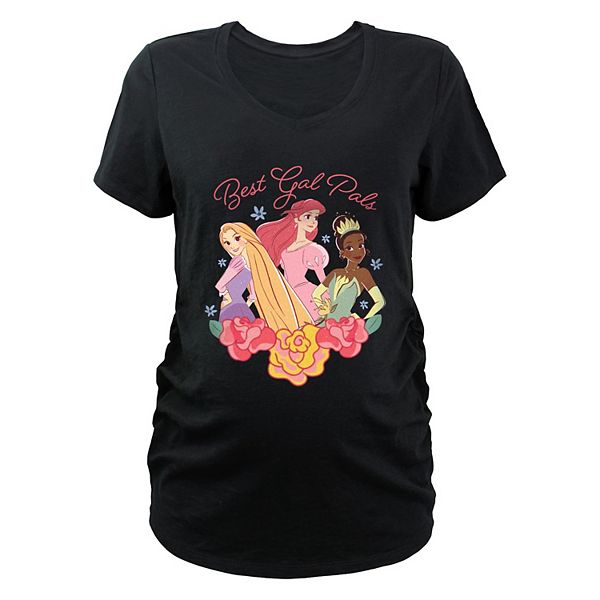 

Футболка для беременных Princess Rapunzel, Ariel & Tiana Best Gal Pals Disney
