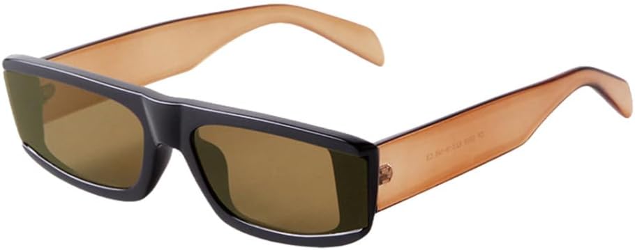 

Солнцезащитные очки в узкой прямоугольной оправе, маленькие женские очки с леопардовым принтом, модные мужские солнцезащитные очки для вождения, защита от ультрафиолета UV400 MUTYNE, C5