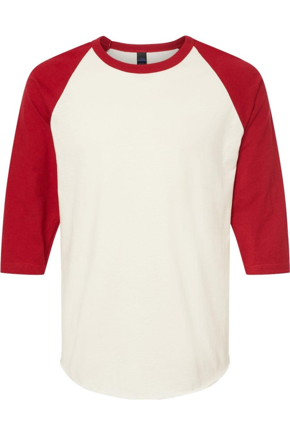 

Футболка-реглан из тонкого джерси Tultex Unisex, цвет vintage white/ rio red