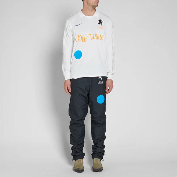 Футболка x off white mercurial nrg x футбольная майка Nike, белый — фото 3