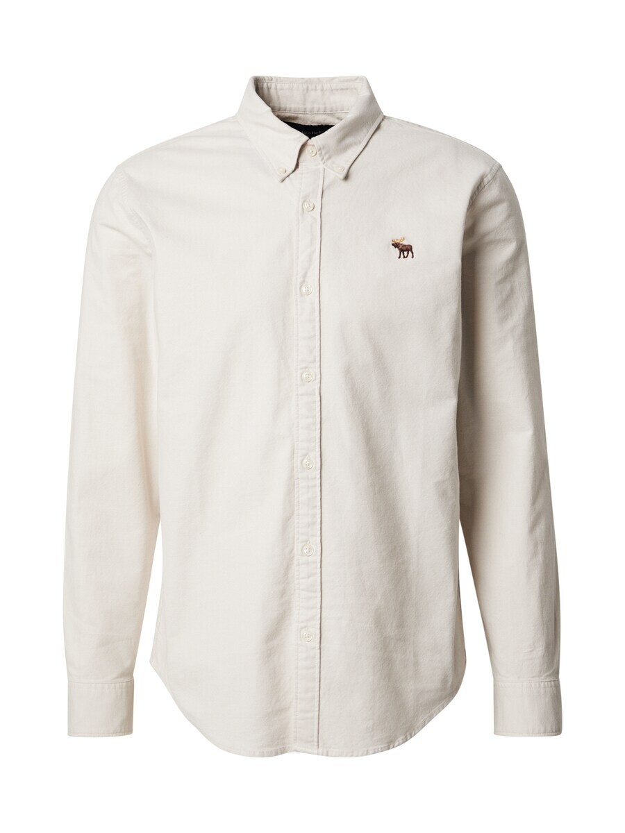 

Повседневная рубашка Abercrombie & Fitch Regular fit Button Up Shirt, бежевый