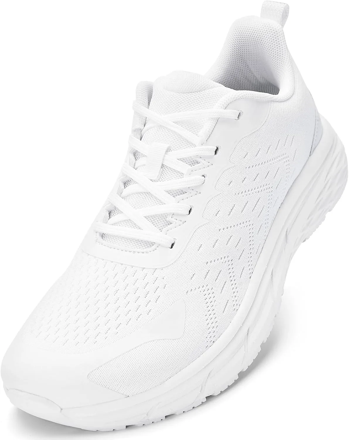 

Мужские кроссовки Akk с широкой носочной частью - ходовые кроссовки с очень широкой колодкой, удобные спортивные кроссовки для бега, тенниса, джоггинга, тренировок в спортзале при отеках, мозолях и плантарном фасциите, белый