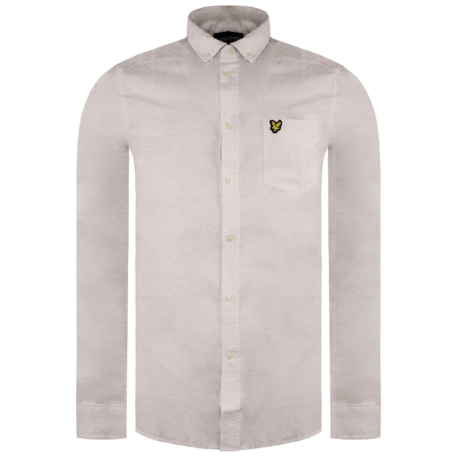 

Оксфордская рубашка стандартного кроя Lyle & Scott, бежевый