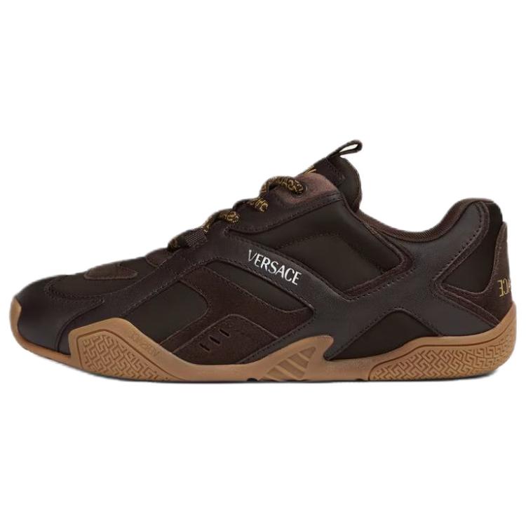 VERSACE Phannapast Galaxia Low top Casual Shoes мужские коричневые