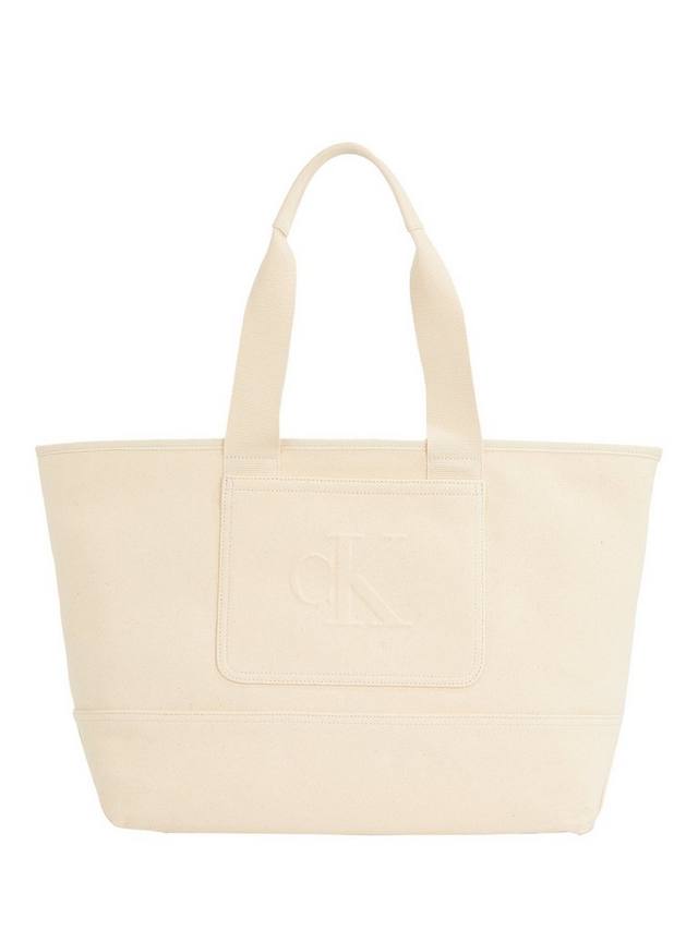 

Холщовая сумка weekender на молнии Calvin Klein, кремовый