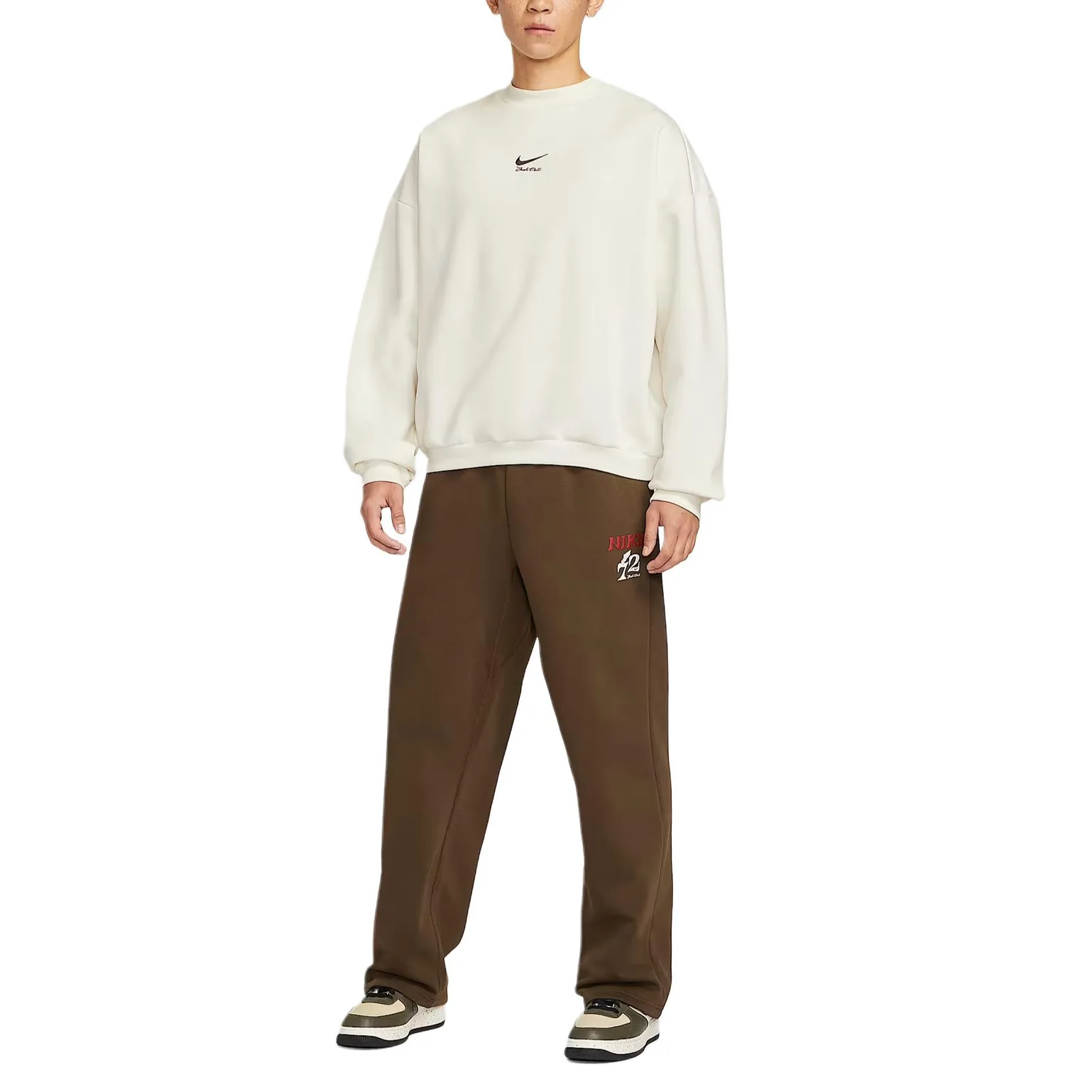 Толстовка Therma FIT мужская Nike, Sail White — фото 4