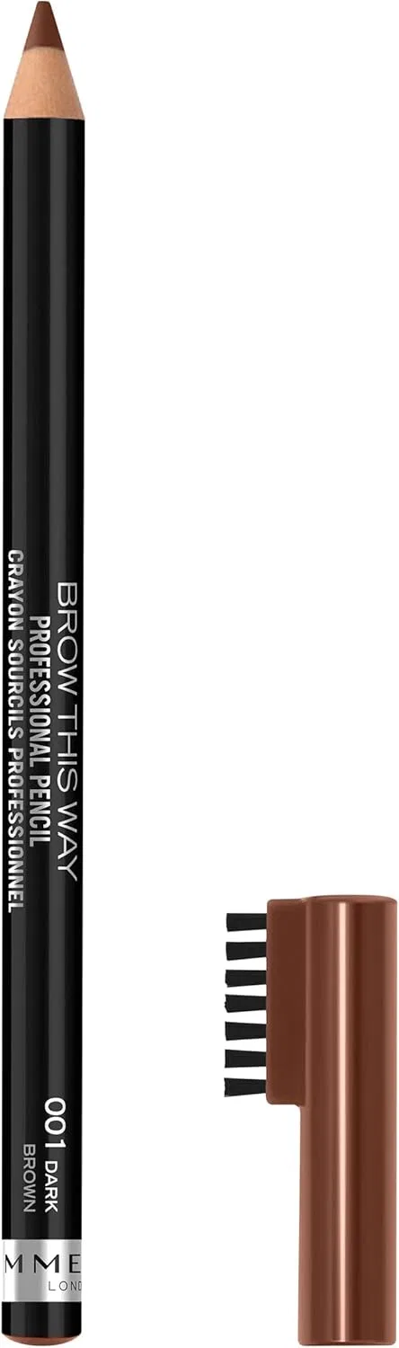 Карандаш для бровей Ri ммel London Professional Eyebrow Pencil, темно-коричневый Rimmel