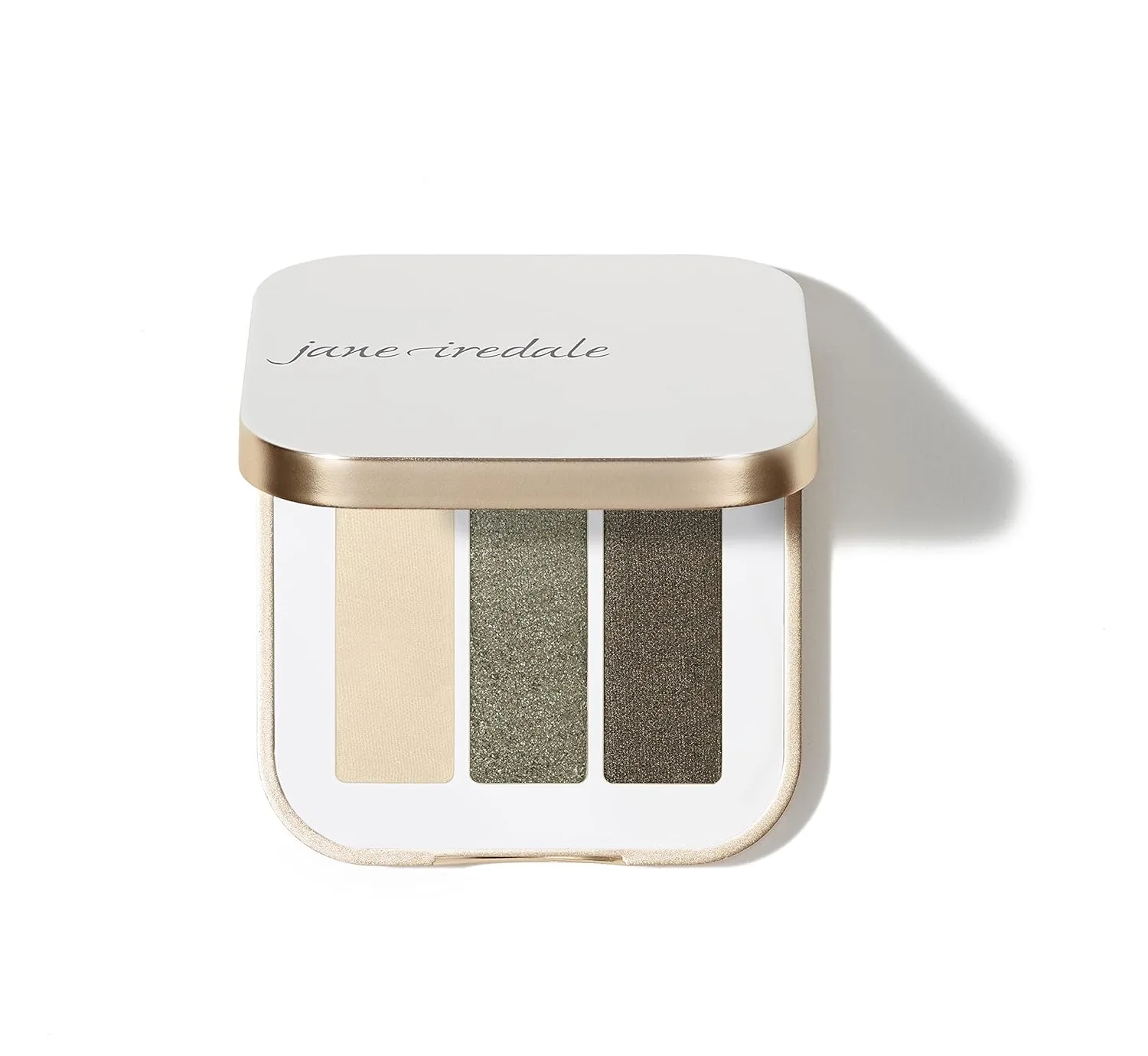 Тени для век Jane Iredale PurePressed Eye Shadow Triple, высокопигментированные минеральные тени для век, стойкая формула, предотвращающая скатывание, безопасны для чувствительной кожи вокруг глаз., Harmony