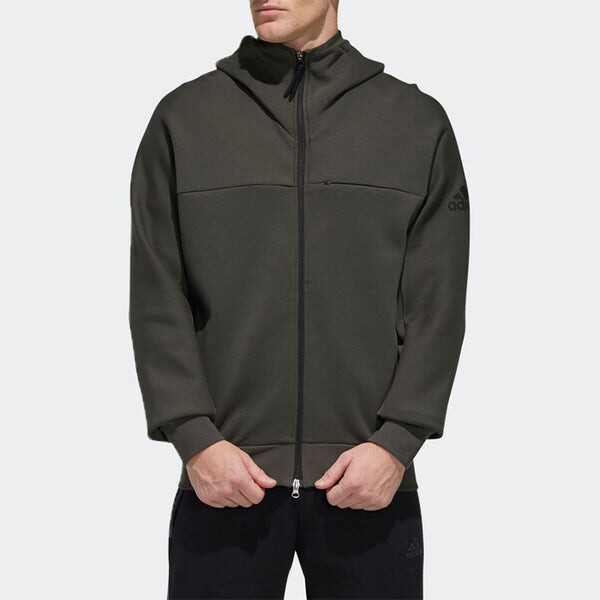 Куртка adidas O1 HTT Music Logo Casual Sports Hooded Jacket Brown, коричневый — фото 3