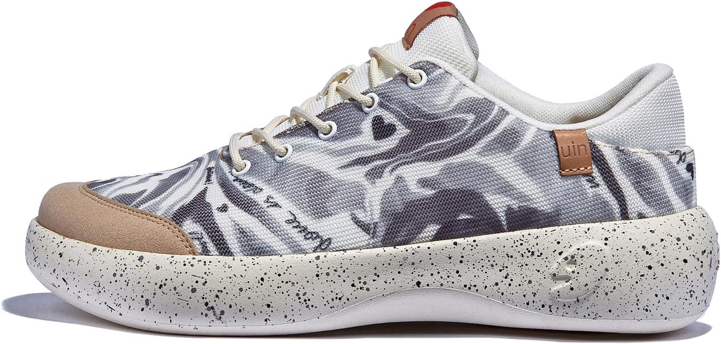 

Мужские кроссовки UIN с художественной росписью, модные, широкий носок, шнуровка, легкие, удобные, для прогулок и путешествий Bartello, Bartello Ⅵ-spiral Galaxy