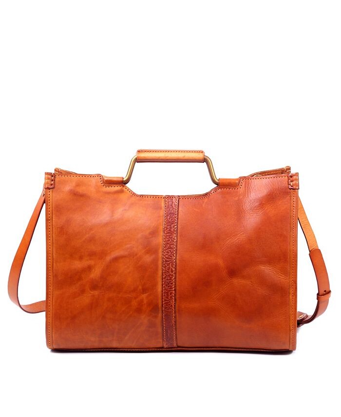 

Женская большая сумка Camden из натуральной кожи OLD TREND, цвет Chestnut