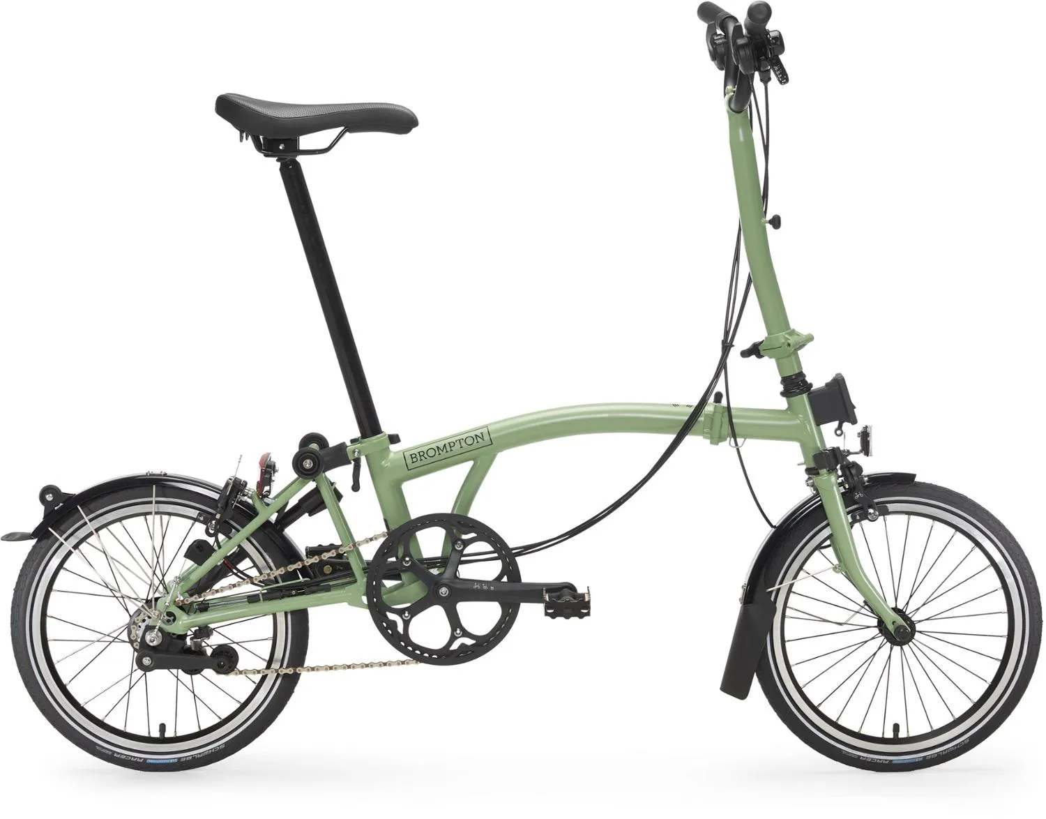 

Складной велосипед C Line Explore высокая рама Brompton, Matcha Green