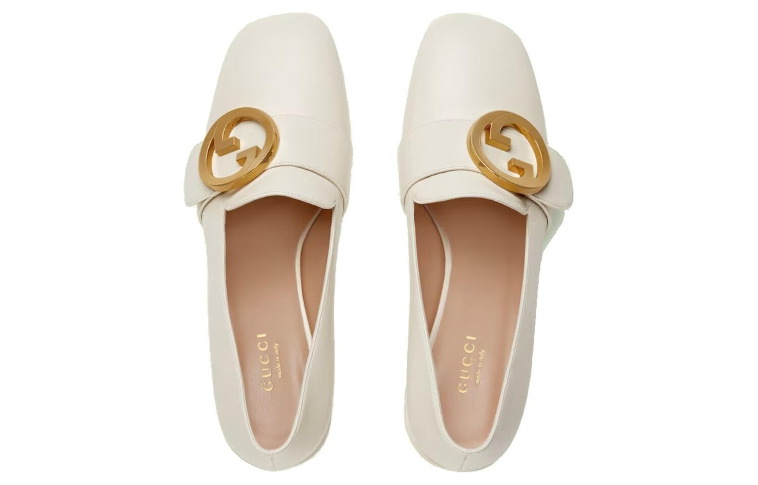 Туфли женские Gucci Blondie, белый — фото 4