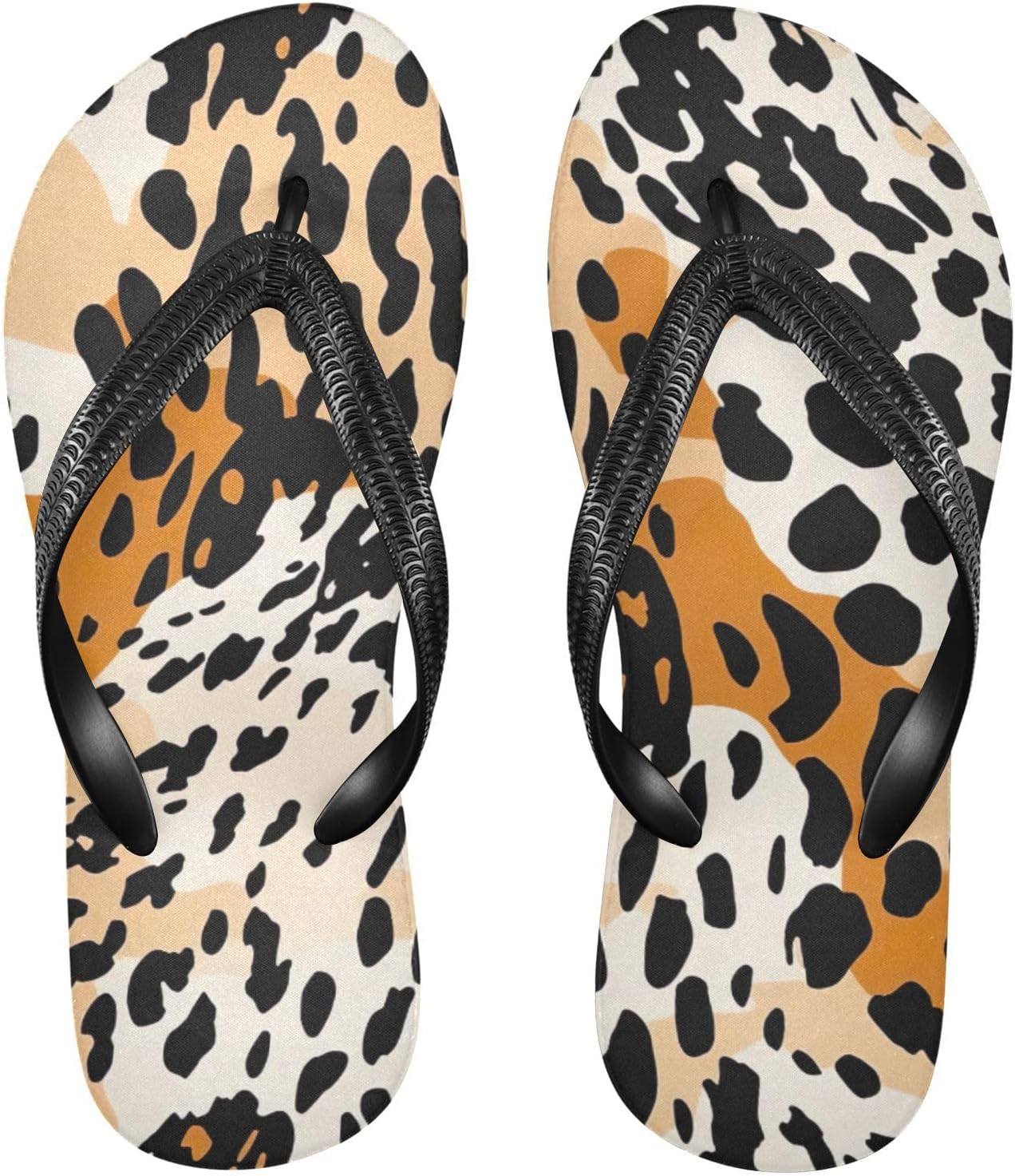 

Золотистые шлепанцы с леопардовым принтом, пляжные летние повседневные сандалии для женщин и мужчин, тапочки для душа, размер XS Kfbe